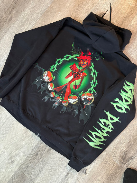 Demon in Chains Zip-up Hoodie